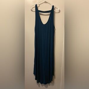 Maurices blue casual maxi dress